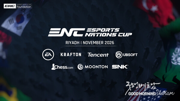 Chess.com, MOONTON Games and SNK join the Esports Nations Cup as Official Publishers, alongside Founding Publishers and video game companies EA, Krafton, Tencent, and Ubisoft.