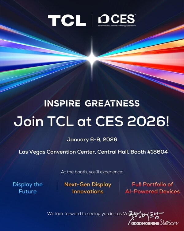 TCL to Display the Future with Advanced Visual Innovations and AI-Powered Product Portfolio at CES 2026